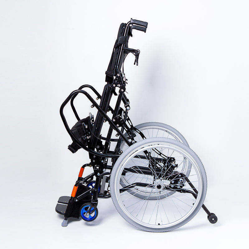 Medical Handicapped stair standing up manual stand up mechanical wheelchair factory