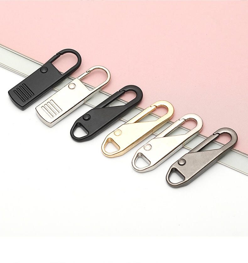 High quality removable detachable metal zipper puller