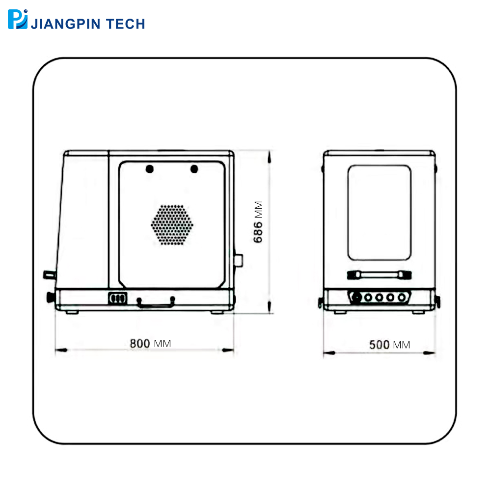 Closed fiber laser engraving machine 100w  manufacture