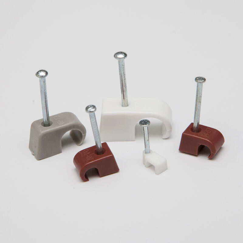 2.5MM Round Nylon Flat Square Cable Clips details