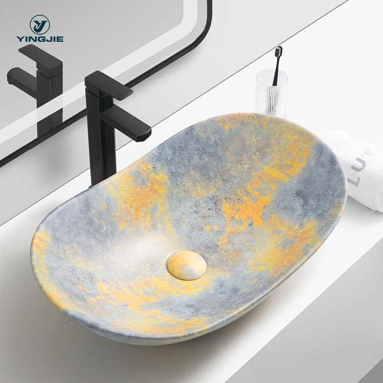 designer wash basin manufacturer colorful bathroom art basin sink for hotel supplier