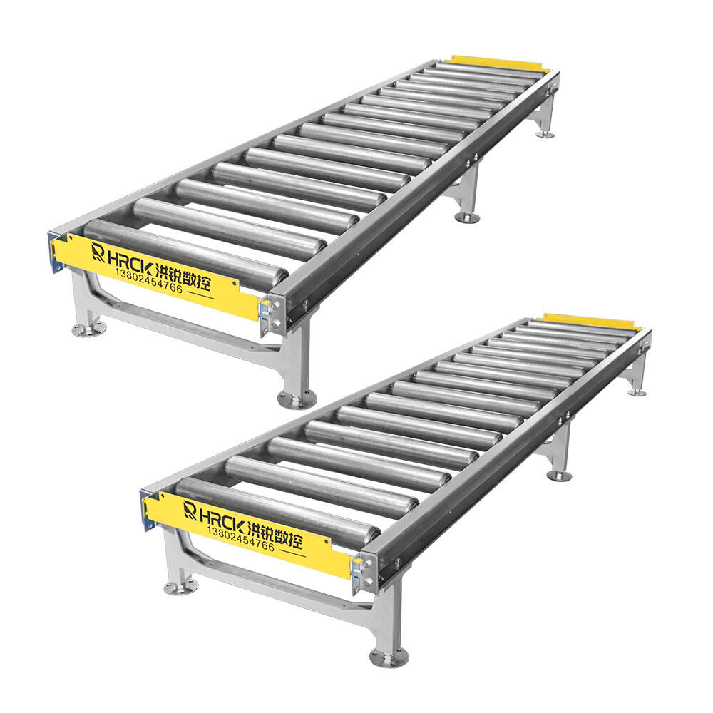 Heavy Duty Galvanized Drum Automated Roller Conveyor Motorized Conveyor Roll Packing Line with Speed Adjustable supplier