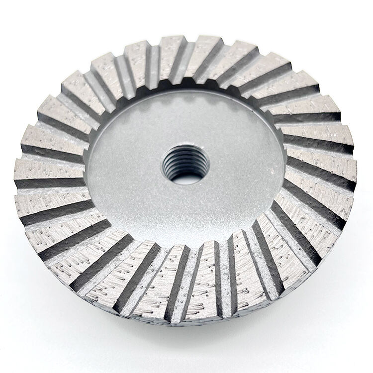 GuHua Diamond Concrete Masonry Cutting Granite Marble Turbo Row Grinding Cup Wheel Disc factory