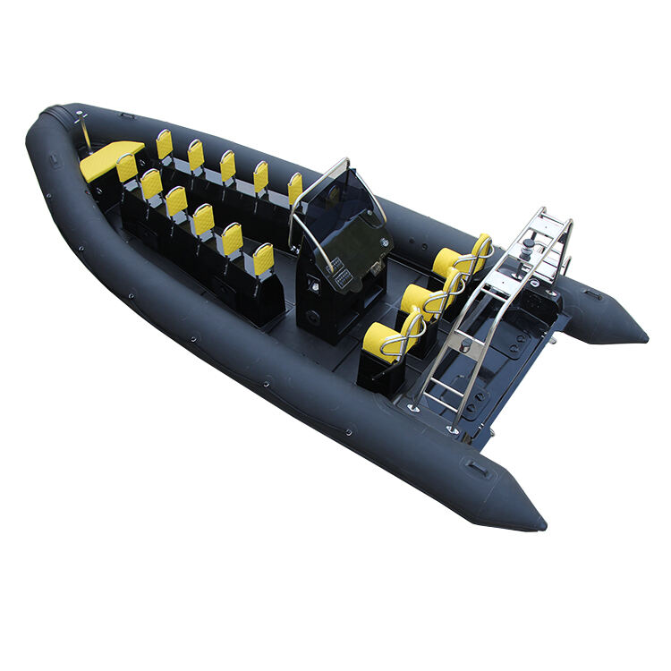 fiberglass semi-rigid inflatable fiberglass boat 700 Tourist boat yacht supplier