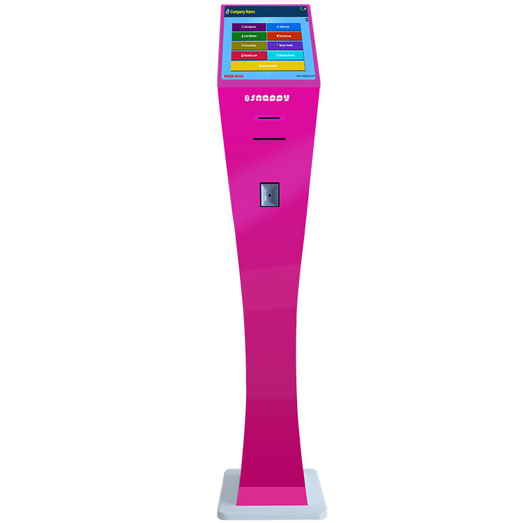 8" 10" 14" 15.6" 32" Inch Queue Management System Ticket Dispenser Floor stand Built-in Sever With TD Ticket Printer factory