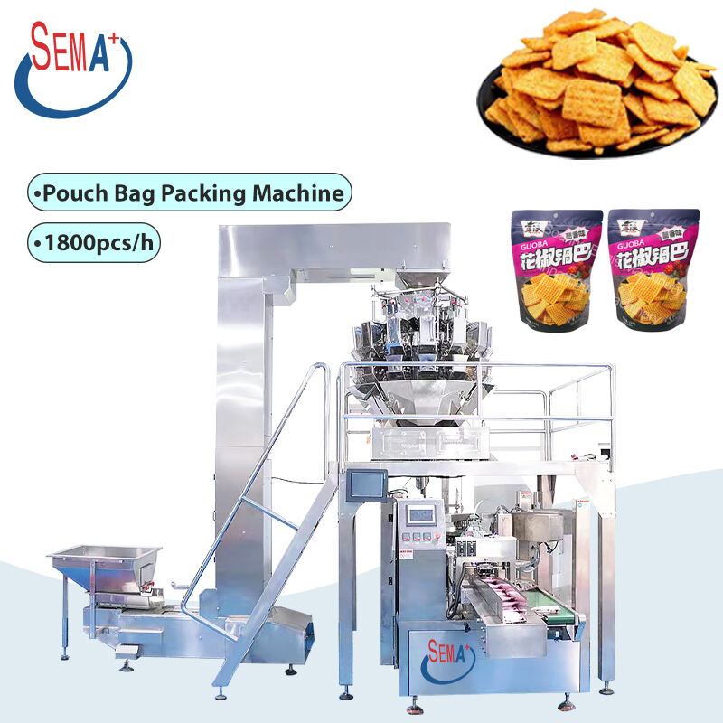 Fully automatic premade wheat maize pellet bean sunflower seeds granule pouch bag packing machine