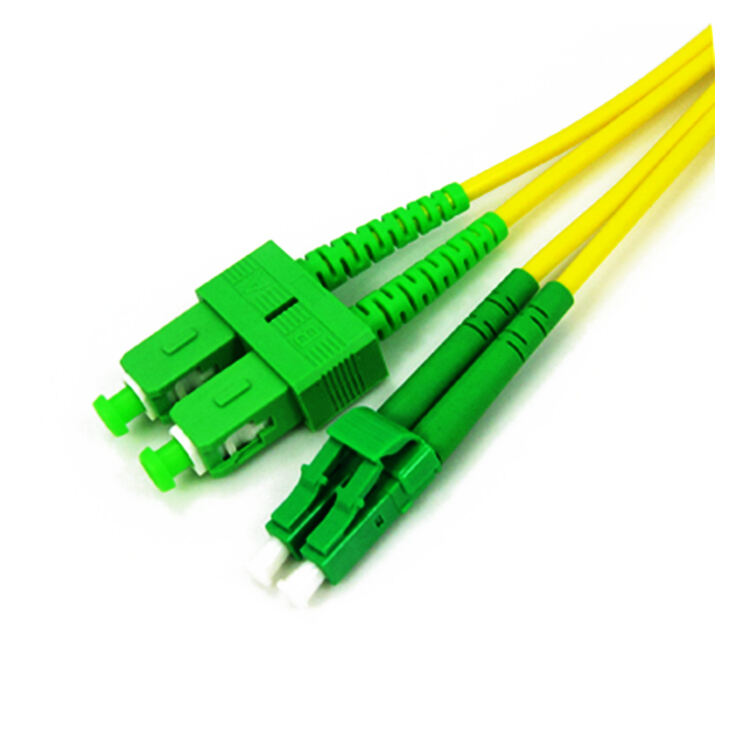 High Performance Single Mode Duplex LC/APC-LC/APC Fiber Optic Patch Cord PVC 1M 2M Customized factory