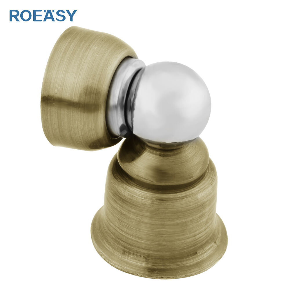 Roeasy 348AB hot sale furniture hardware stainless steel door draft stopper strong magnetic door stopper for door