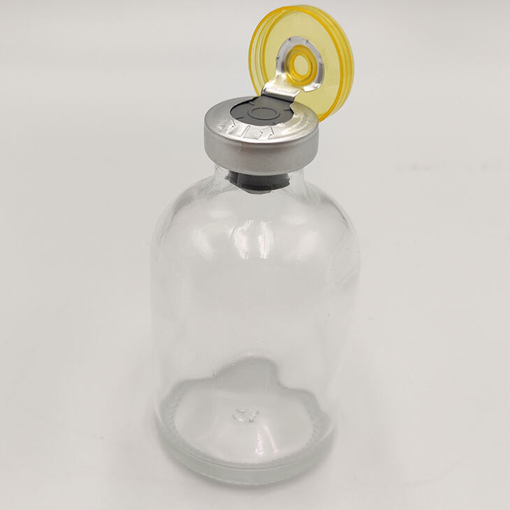 Glass Tubular Bottle Injection Vial With Rubber Stopper supplier