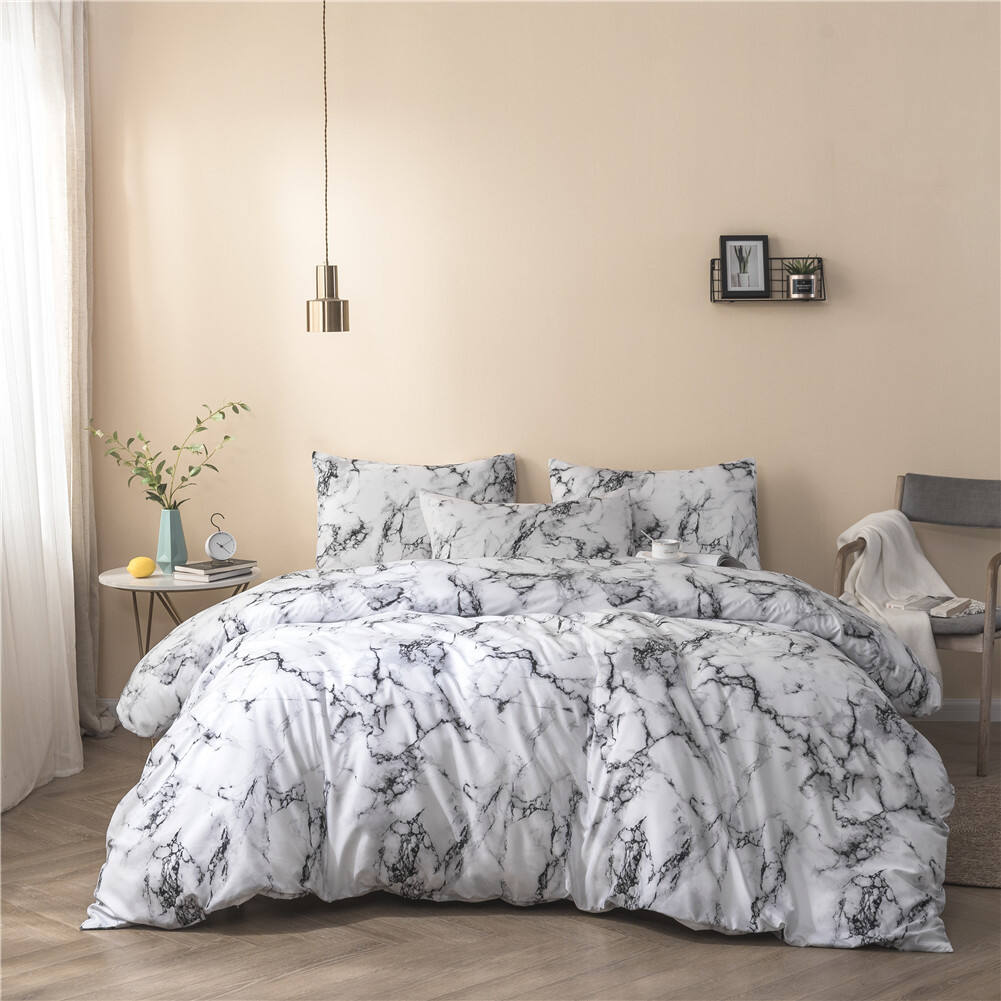 Hot sale polyester luxury breathable comfortable bedding set bedsheet