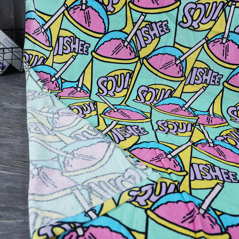 Custom 100% cotton bath towel personalized designer pattern printed beach towel factory