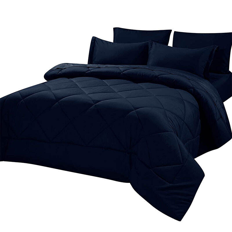 Buyer designer home use 3-piece luxury comforter quilted bedding set supplier