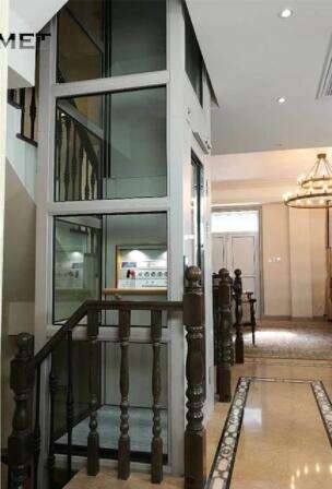 Factory Customized Small Home Lift 2-5 Floors Panoramic Passenger Residential Elevator details