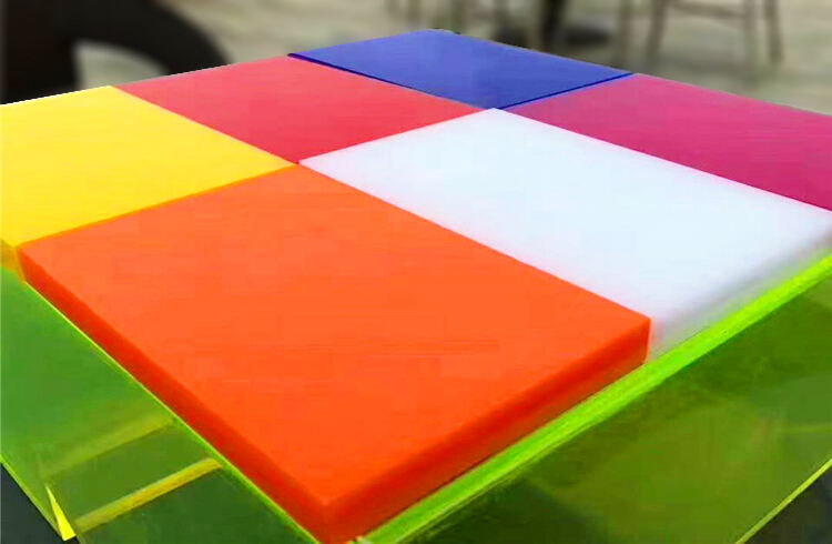 Colorful acrylic board laser cutting cast details