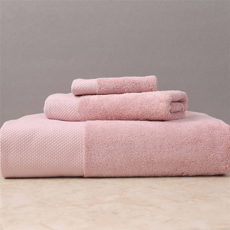 New design 100% cotton support custom wholesale hotel towel set details