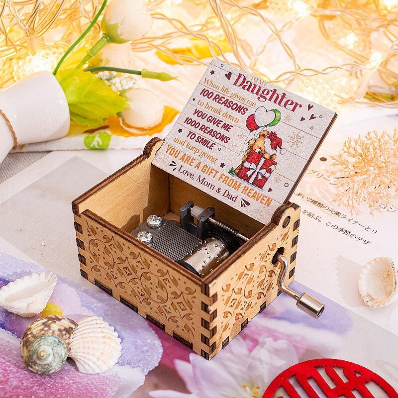 Christmas Vintage Hang Crank Music Box supplier