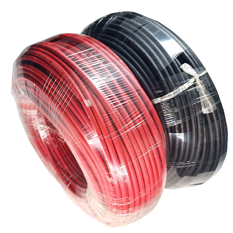 XLPO Tinned Copper Solar Single Wire 2.5MM 4MM 6MM 10MM 16MM 35MM PV Cable Solar Panel DC Power Cable manufacture