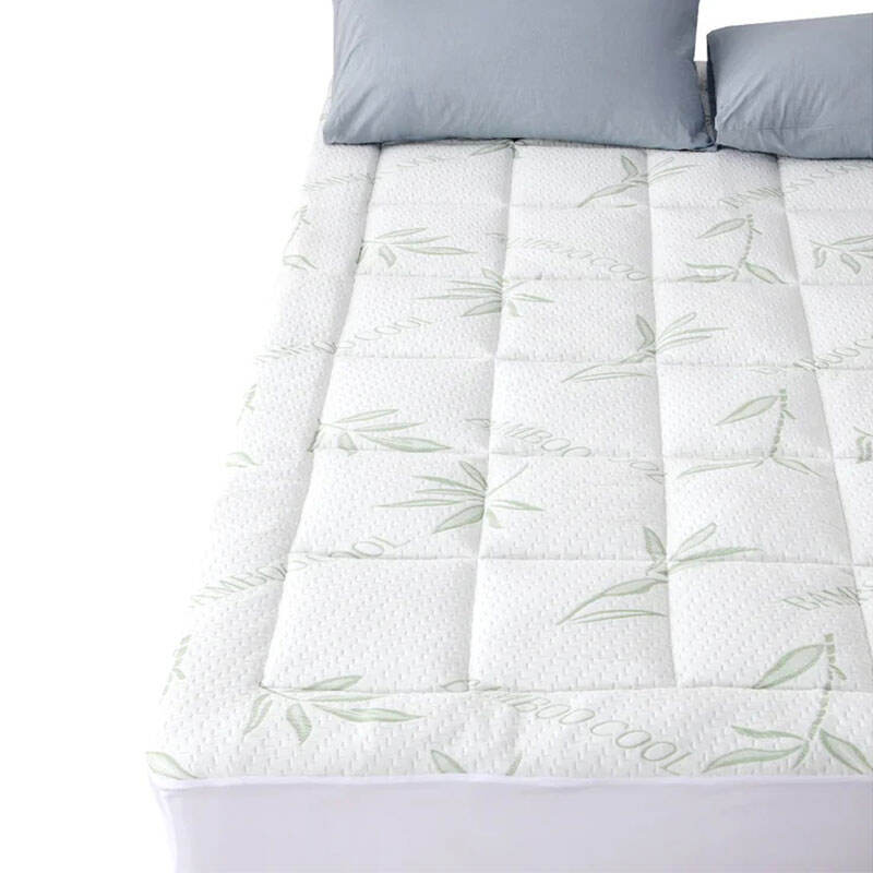 Wholesale High-quality Noiseless comfortable breathable super soft bamboo mattress pad