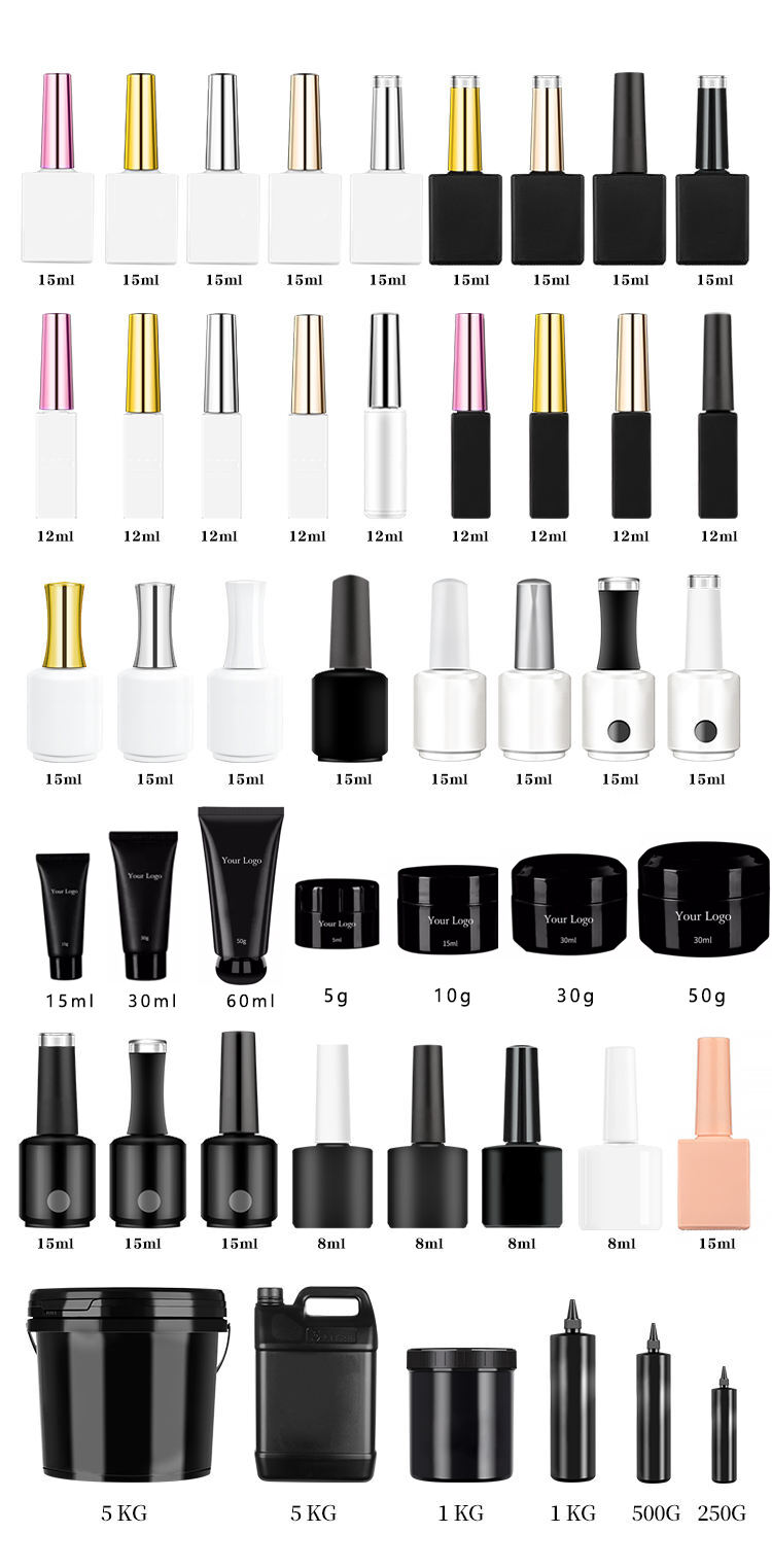 HONEYGIRL New Fashion 36 Color Gel Nail Polish Kit Set Soak Off UV Led Nail Gel Polish Set supplier