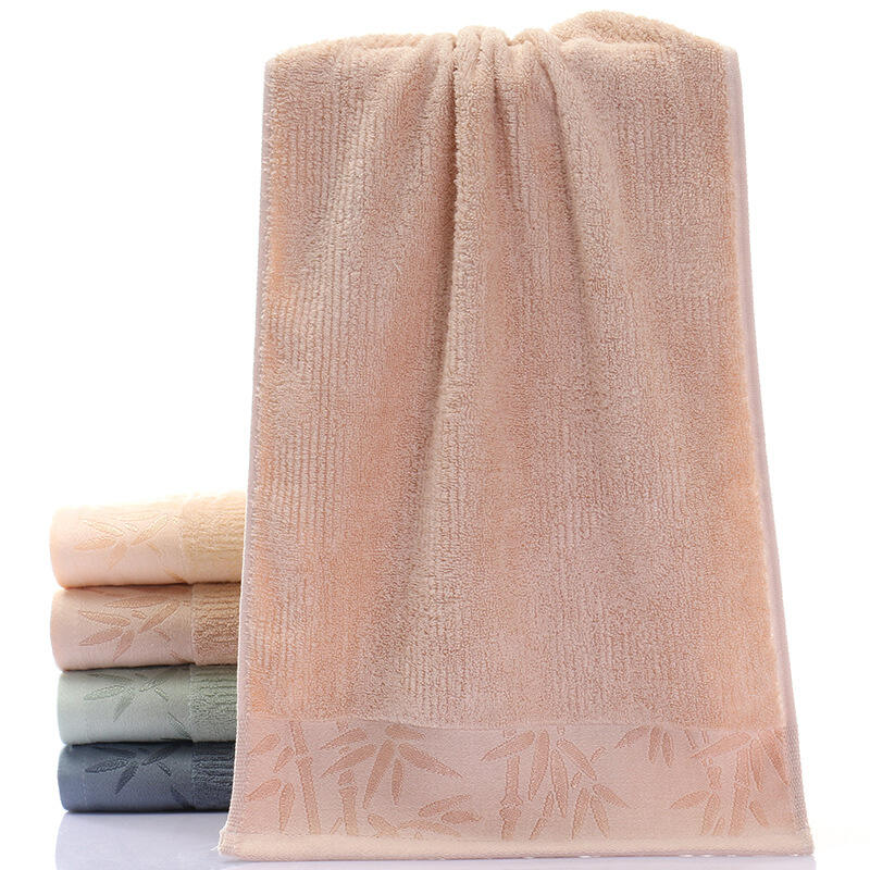 Wholesale organic bamboo towels or custom towels logo embroidery durable absorbent soft towels details