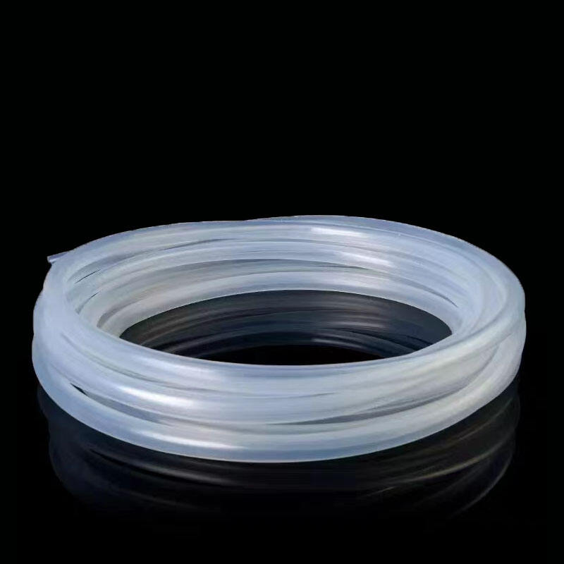 Good price transparent food grade large diameter 4*8mm aquarium led thin wall soft clear gel tubing silicone rubber tube manufacture