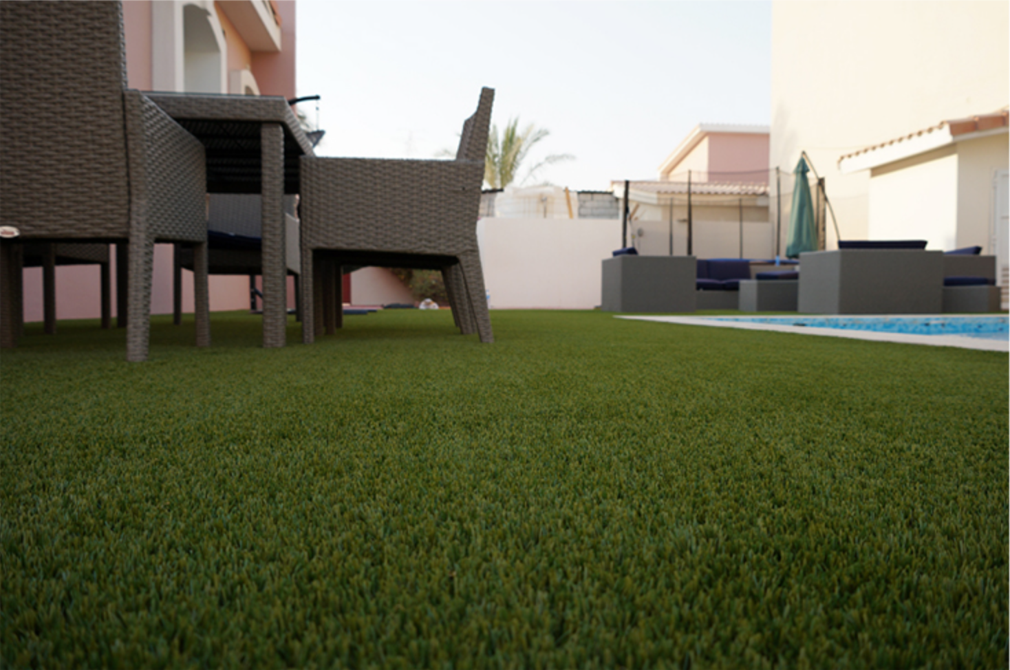 Hot Selling 4 Tone Color Landscaping Synthetic Lawn Carpet Artificial Turf for Garden supplier