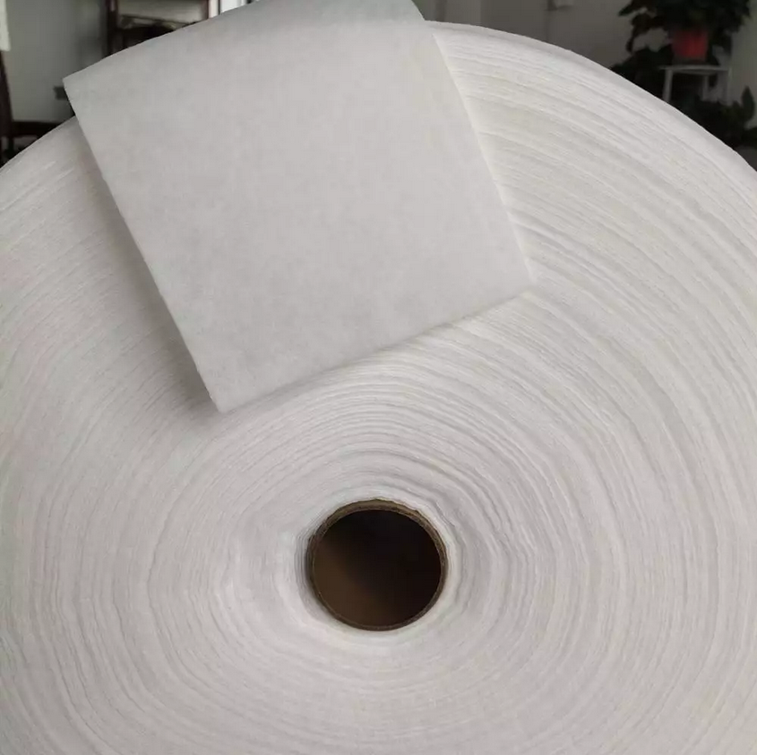 OEM High quality G3/G4  100% ES material fiber non woven fabric 50gsm hot air cotton factory