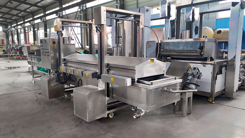 Conveyor Belt Onion Garlic Frying Machine Commercial Gas Continuous Frying Machine Donuts Conveyor Deep Fryer supplier