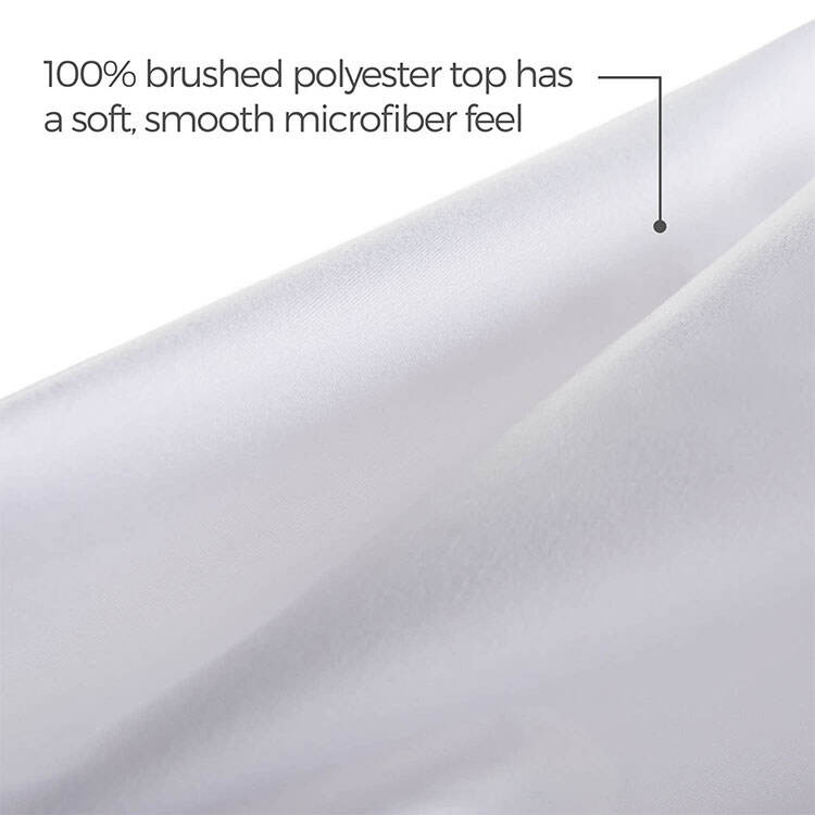 Best Seller Breathable & Noiseless Bamboo Mattress Protector 100% waterproof mattress pad supplier