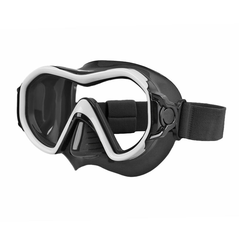 ALOMA Professional freediving goggles snorkel gear 4mm lens silicone low volume diving mask and snorkel set manufacture