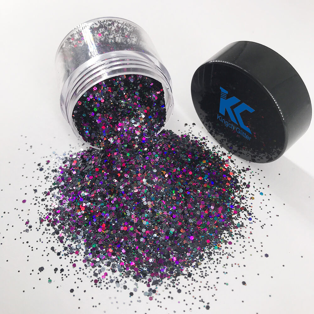 Cosmetic glitter wholesale Chunky Glitter Dazzling for Festival Face Eye Body Leather Crafts supplier