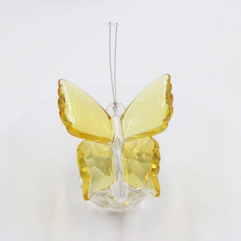 Factory Direct Sell  Murano Lampwork Handmade  Glass Crystal Butterfly Home Decoration Collection Arts Crafts factory