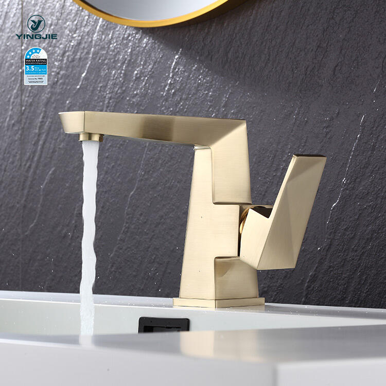 Manufacturer sanitary ware bathroom water brass single hole basin faucet mixer tap manufacture