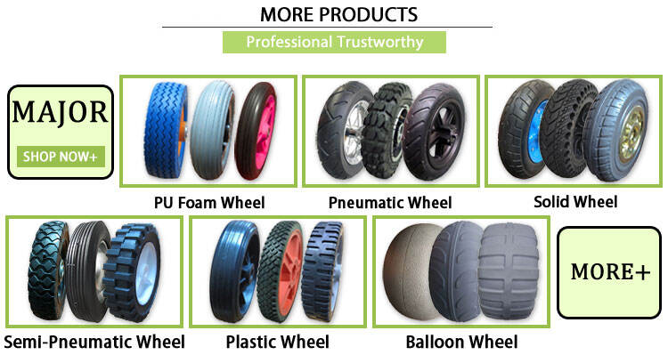 16 inch wheelbarrow tire solid forklift wheel from factory supplier