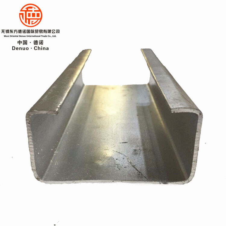 China Manufacturer EN DIN ASTM JIS Carbon Steel SS400 A36 U C-shaped Channel Steel supplier