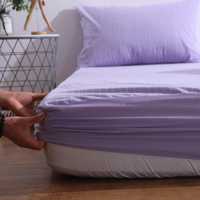 Soft Breathable waterproof fabric elastic baby bed cover pillow cases fitted bed sheet factory