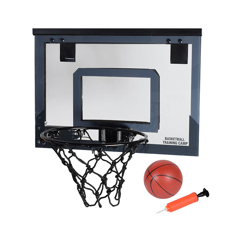 Custom wall mount adjustable movable mini office basketball hoop stand set for door details