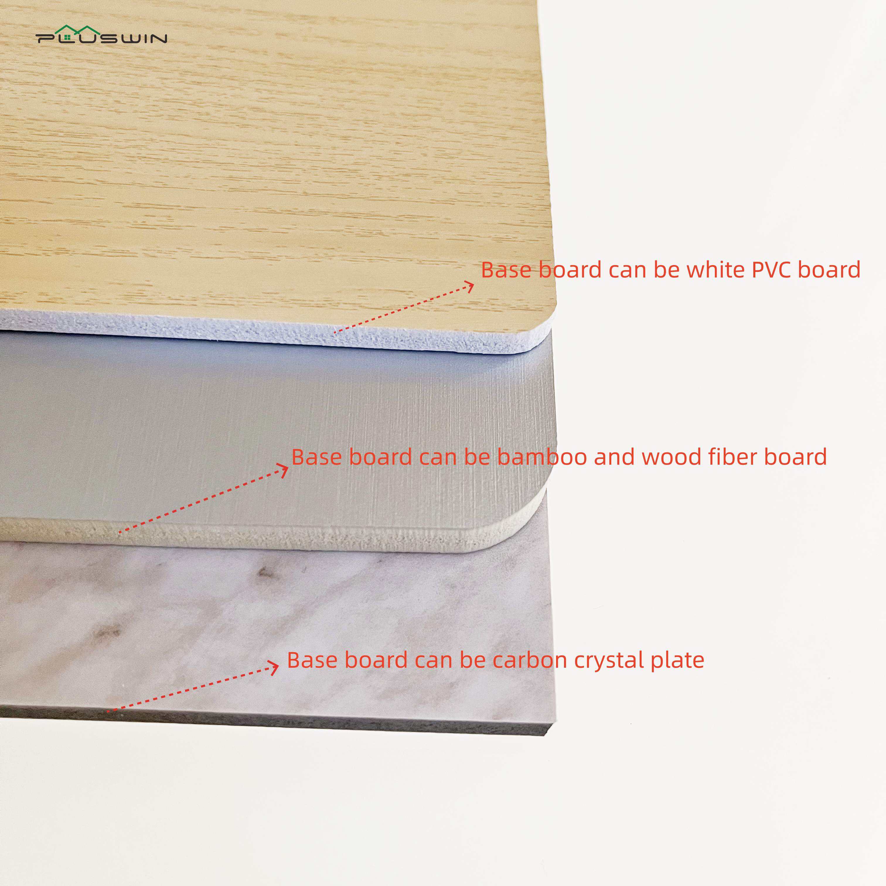 Wooden  Color PVC Foam Plastic Board Laminated Sheet with Edge Bending Service manufacture