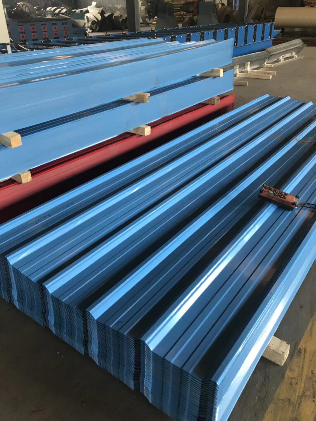 Factory Ppgi Ppgl Galvanized Prepainted Color Coated Corrugated Steel Rolls Roofing Sheet supplier