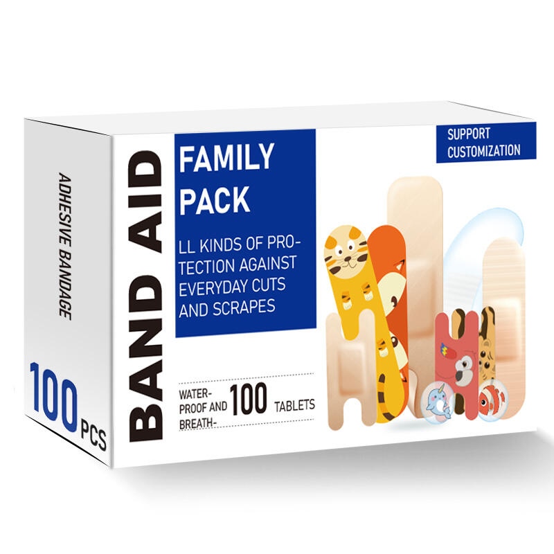 100 pieces of mixed band-aids