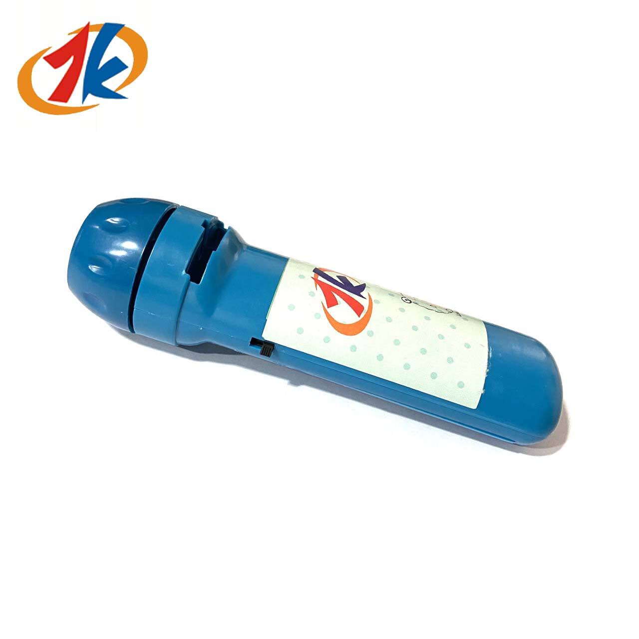 2024 new kids toys customized plastic led torch light projector flashlight toys supplier