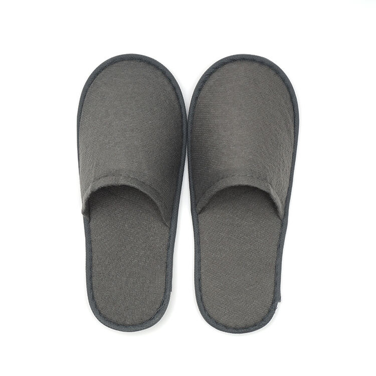 Hotel Supplies Star Hotel Disposable Slippers Customized Logo Nap Cloth Hotel Slippers For Men Women manufacture