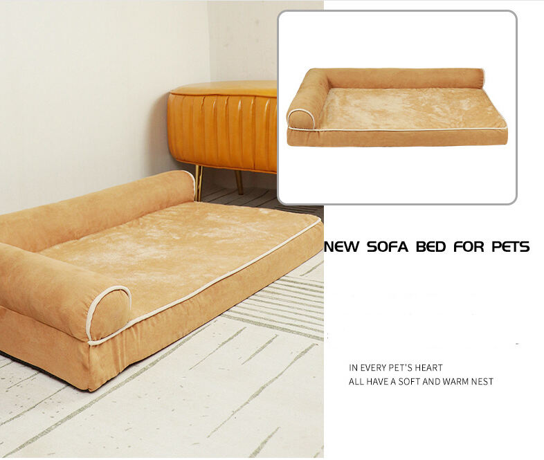 Best sale Plush Orthopedic Sofa Memory Foam Dog Bed Frame for Dogs & Cats supplier