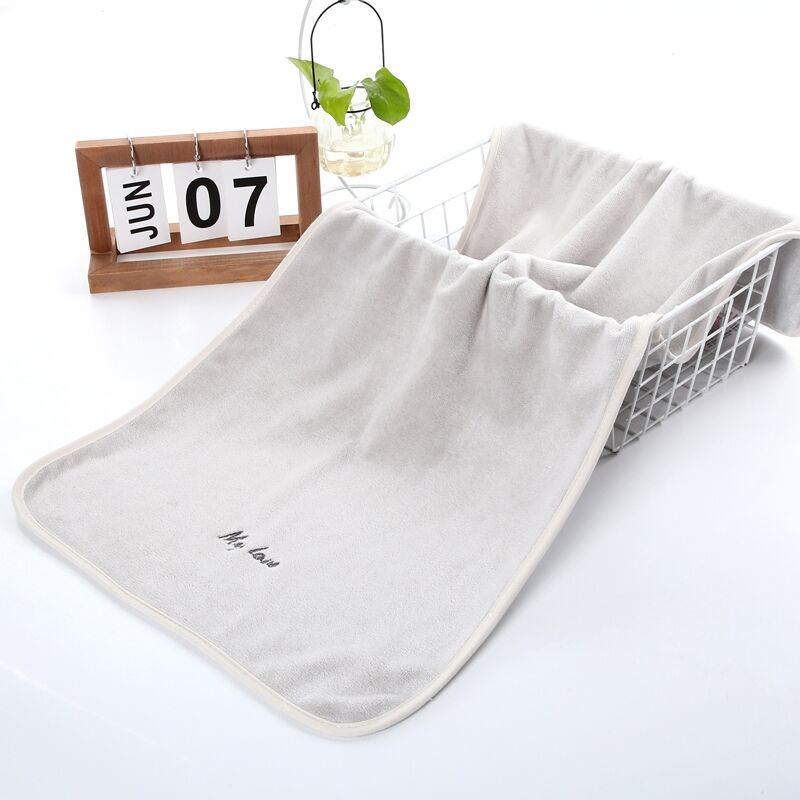 OEM customise logo microfiber towels designer super quality absorbent thick bath towel