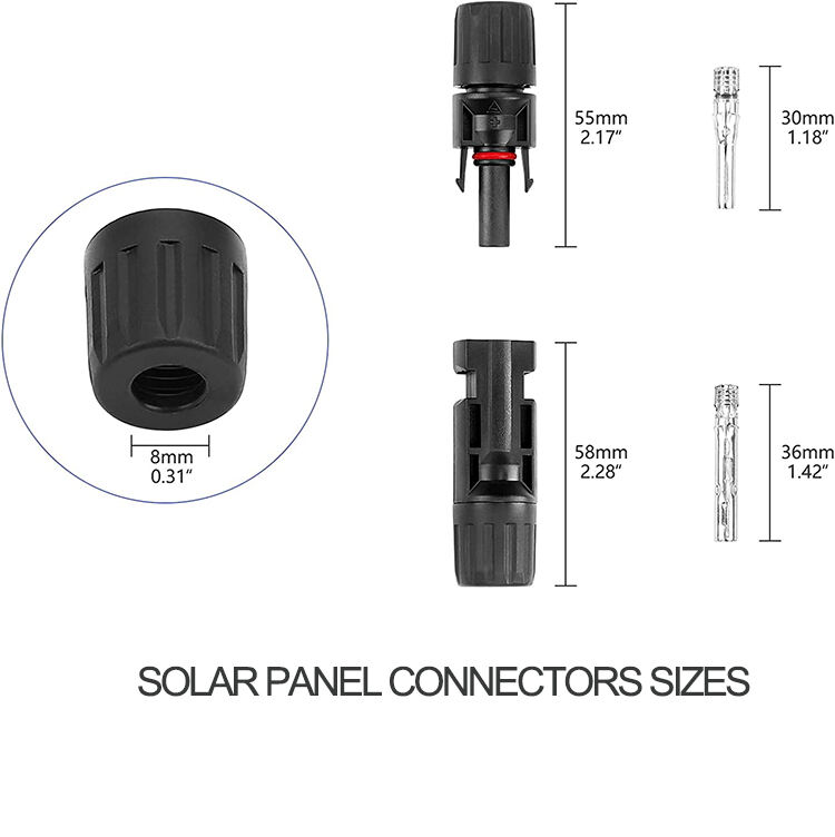 Solar Panel Connector 1000V DC 30A 1 to 2/3/4 Solar Cable Combiner Y Branch Connector PV Solar  Cable Parallel Adaptor details