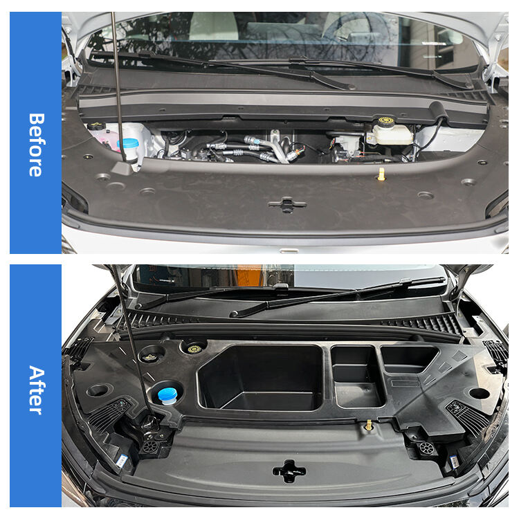ATTO3 Front Trunk Organizer Box Multi Function Car Organizers Head Storage For BYD ATTO 3 Frunk manufacture