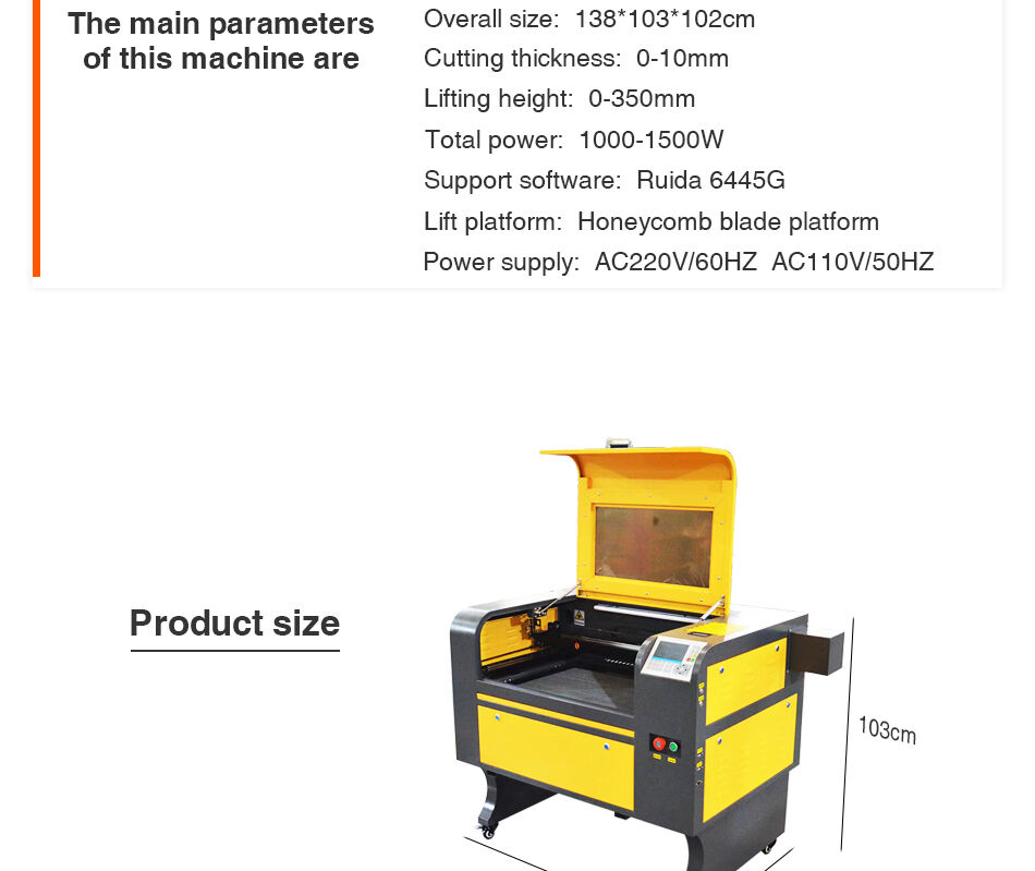 Co2 laser cutting Machine for Plastic Acrylic Wood Leather 1310 130W 120W 100W Laser cutting For Non Metal manufacture