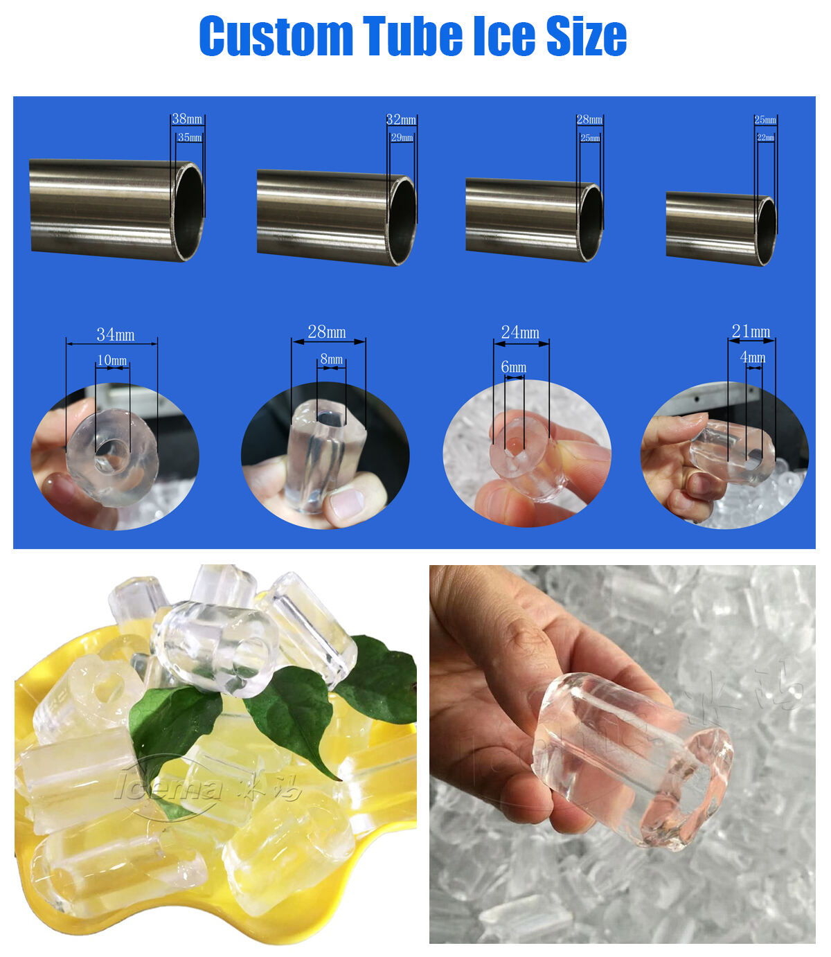 Ice Tube Maker Machine details