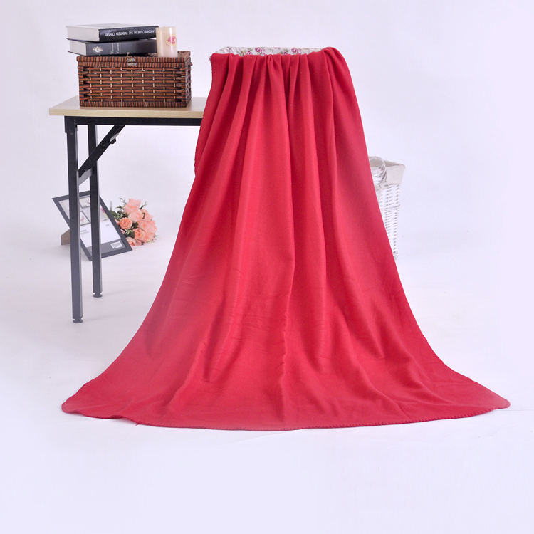 Aoyatex cheap custom wholesale solid color super soft polyester polar fleece blanket in roll manufacture