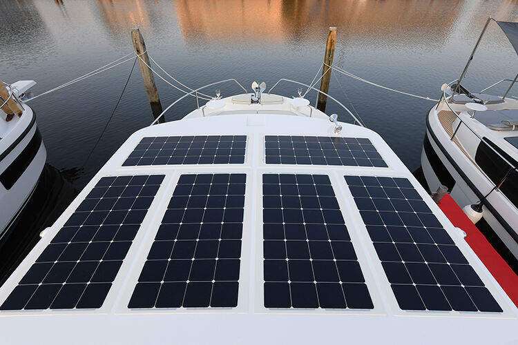 1800W Flexible Thin Film Boat Solar Panel System for Marine Yacht manufacture
